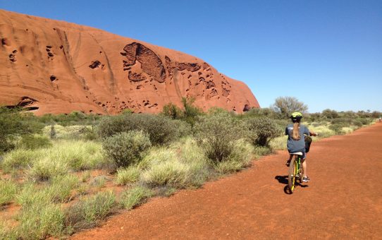 Cycling Around Uluru