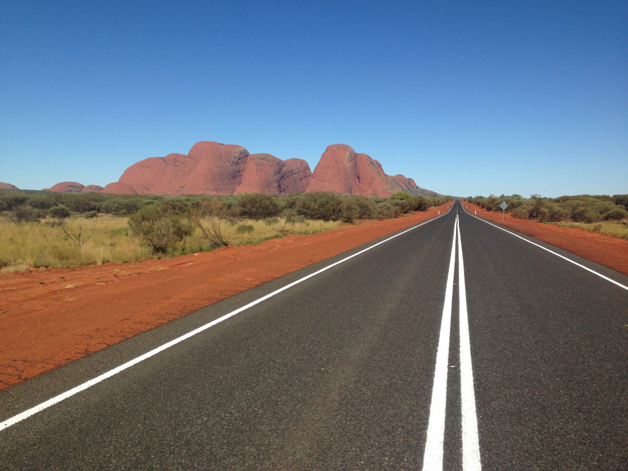 Uluru from Australia western highway